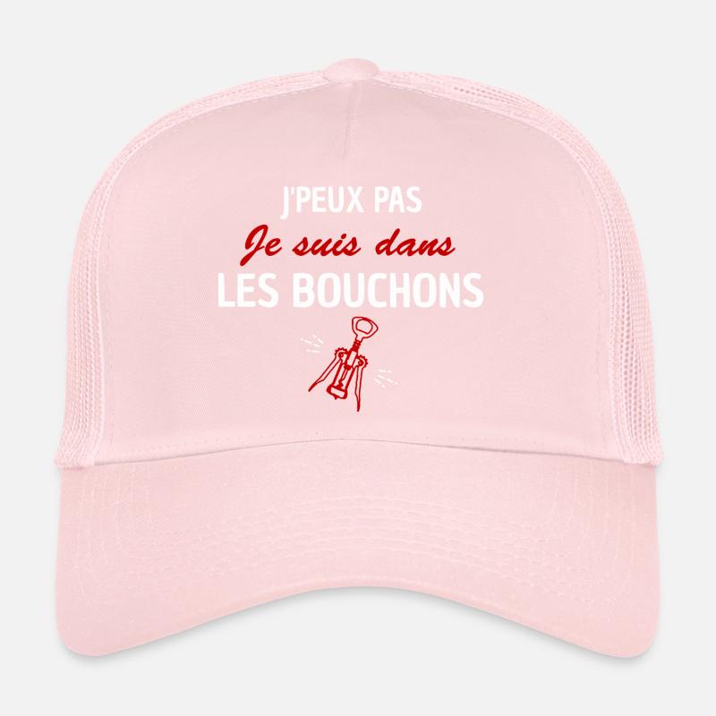 Je peux pas je suis dans les bouchons Casquette trucker 
