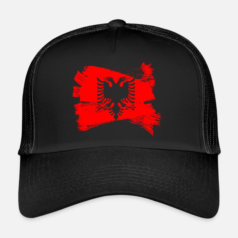 Pavillon albanais Casquette trucker 