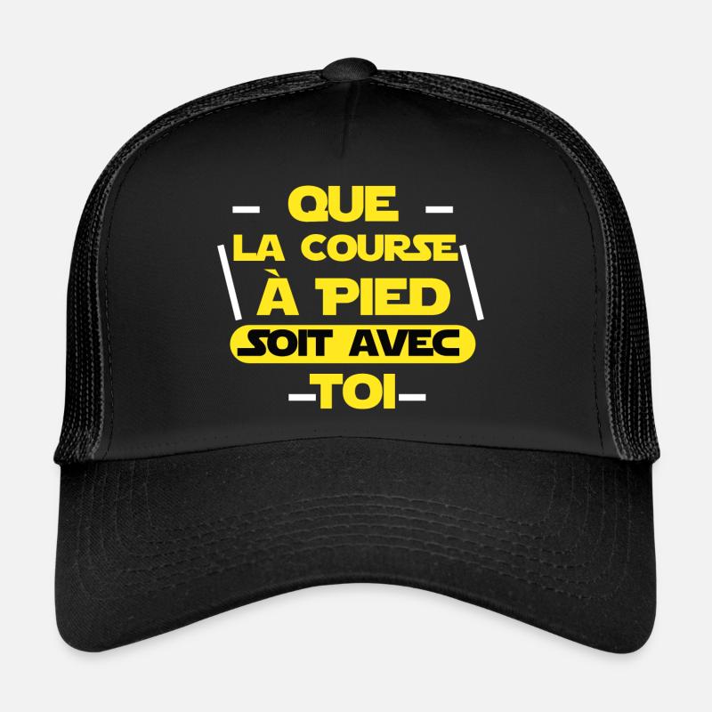 Que la Course à Pied Soit avec toi cadeau drôles Casquette trucker 