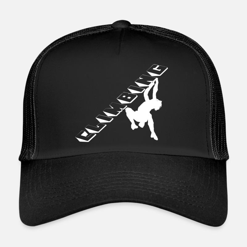 Climbing - Casquette trucker  - noir/noir