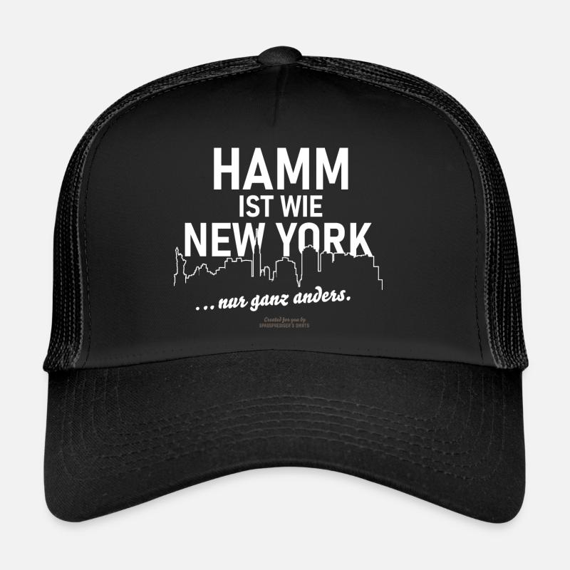 Hamm - Trucker Cap - Schwarz/Schwarz