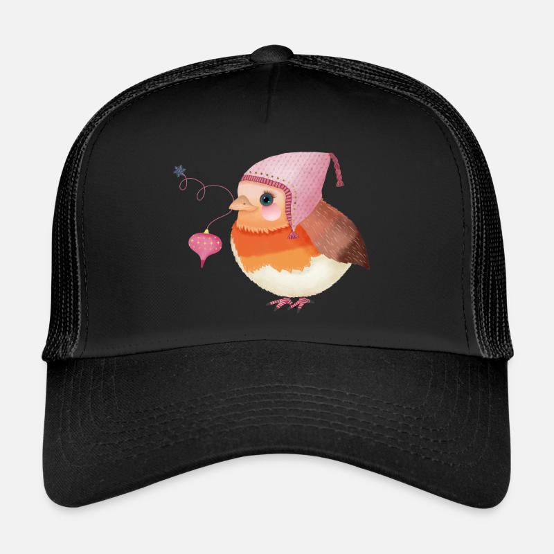 Weihnachts-Rotkehlchen Trucker Cap