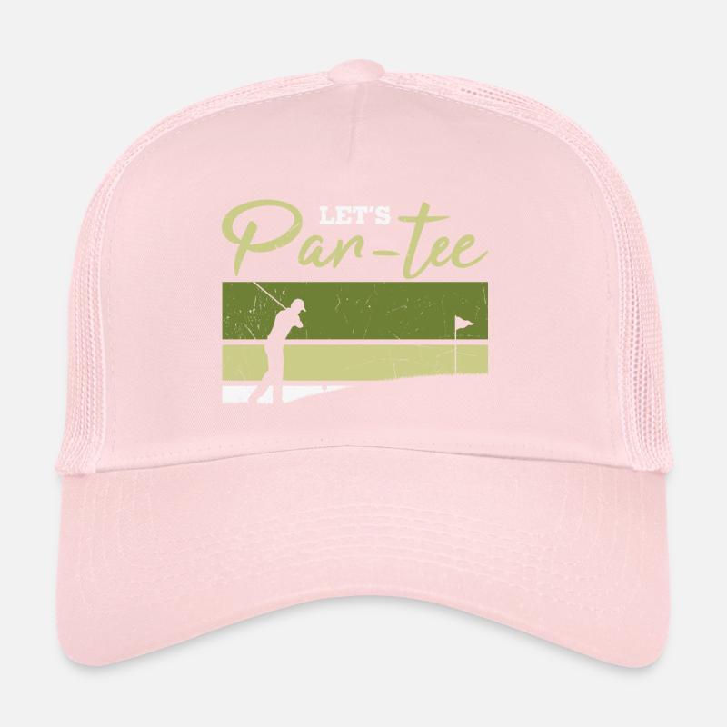 Let's Par-tee Golf Pun Trucker Cap