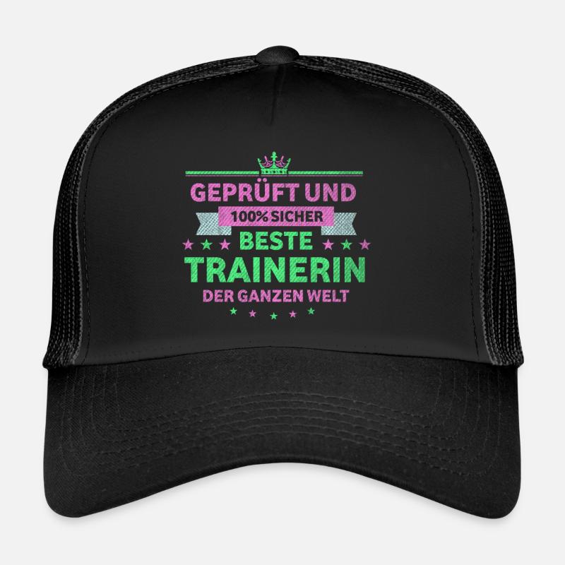 Trainer beste Trainerin Trucker Cap