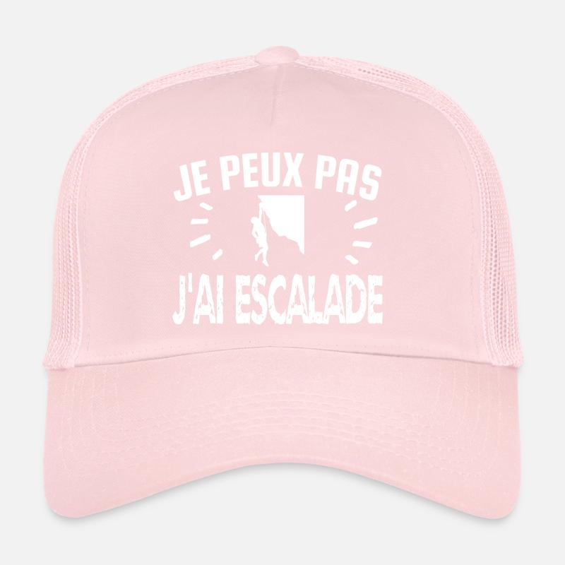 je peux pas j'ai escalade Casquette trucker 