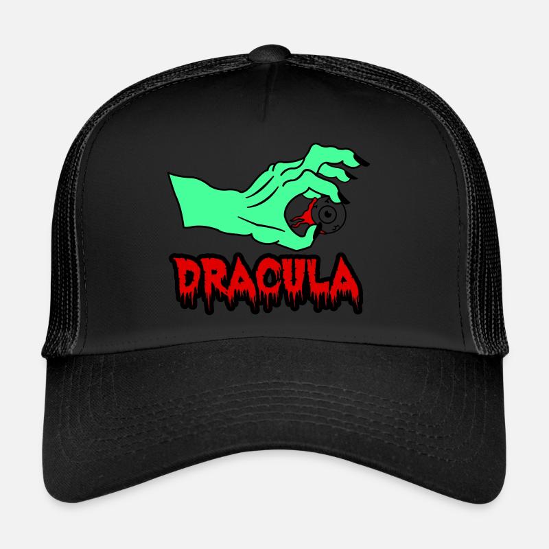 Dracula - Trucker Cap - Schwarz/Schwarz
