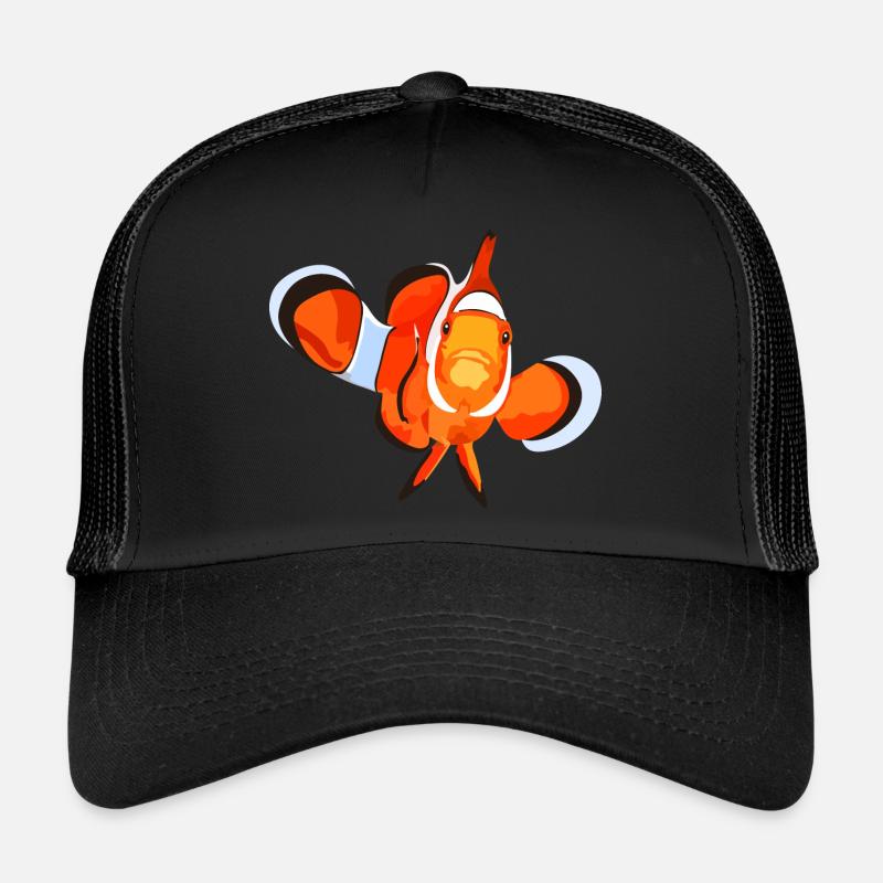 Clownfish Anemone Fish Cool Fish Aquarium Trucker Cap