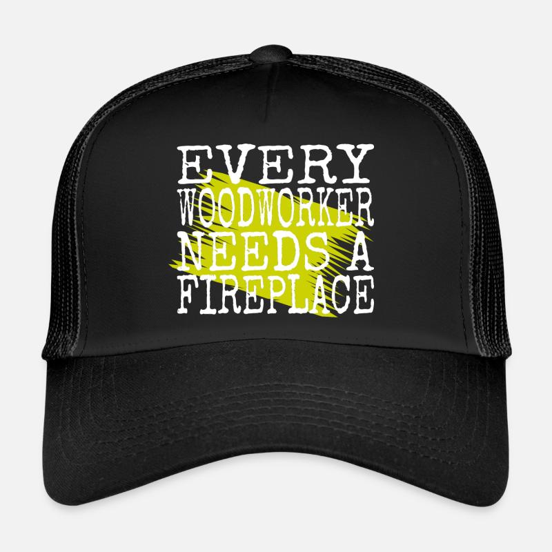 cool logging lumberjackwoodworking cutter Trucker Cap