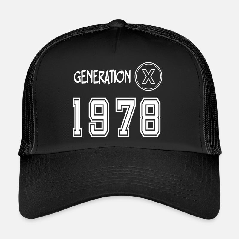 Génération X 1978 Casquette trucker 