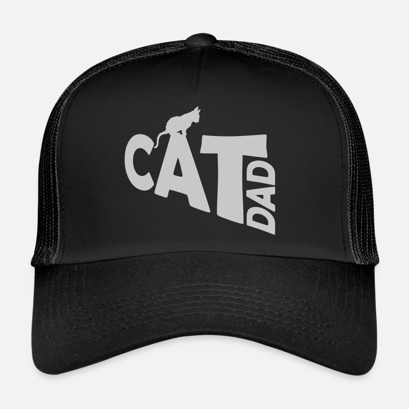 Conception du logo Cat Dad Casquette trucker 