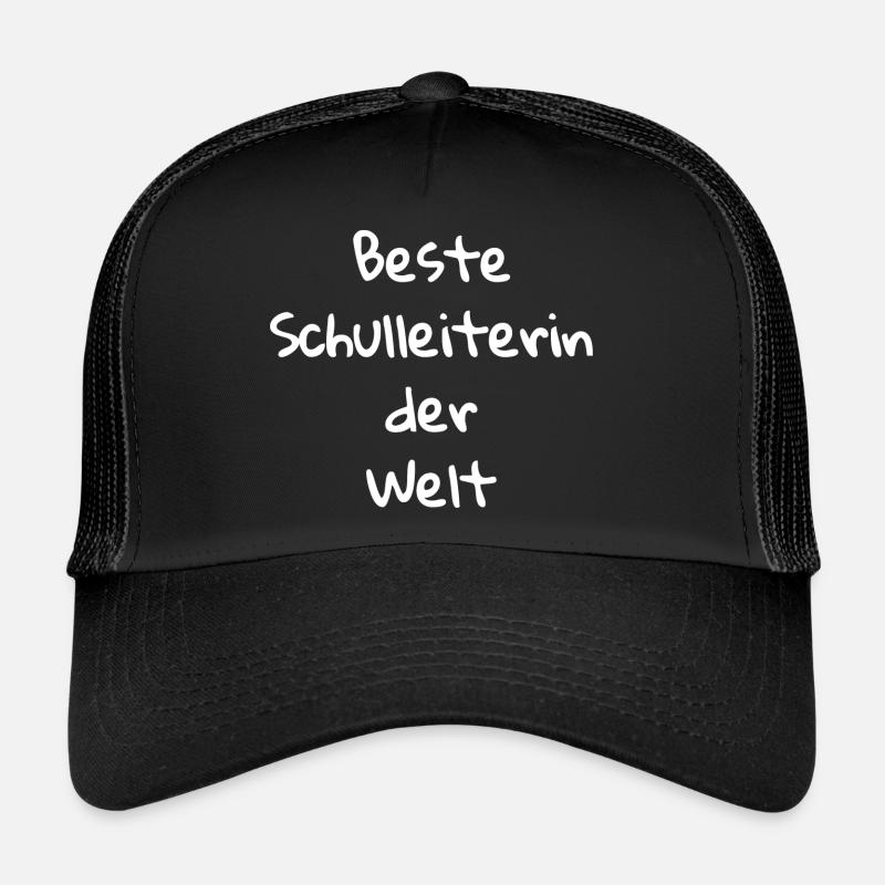 Schulleiterin Schulleitung Schule Geschenk Idee Trucker Cap
