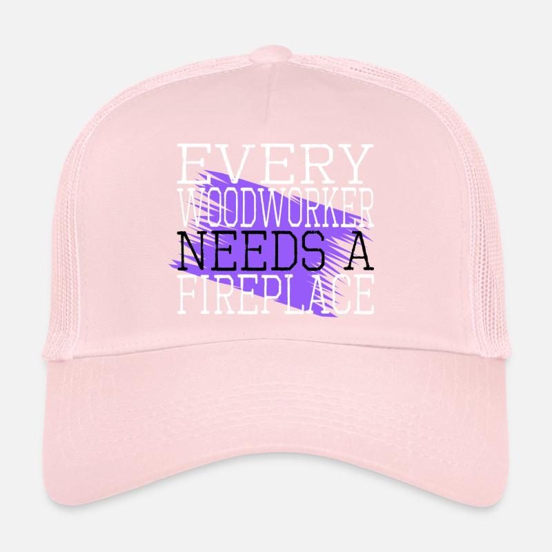 construction charpentier abatteur d’arbres couper du bois Casquette trucker 