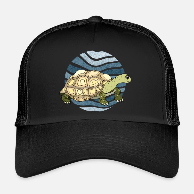 Schildkröte - Trucker Cap - Schwarz/Schwarz