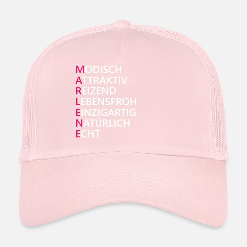 Marlene Name Geschenk Trucker Cap