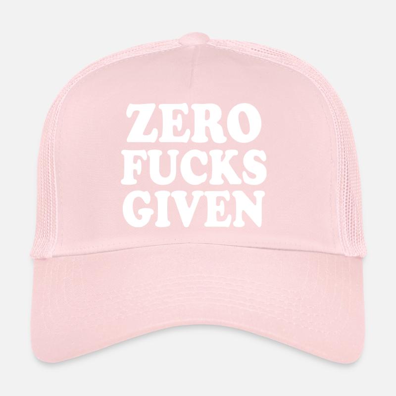 Zero fucks given Trucker Cap