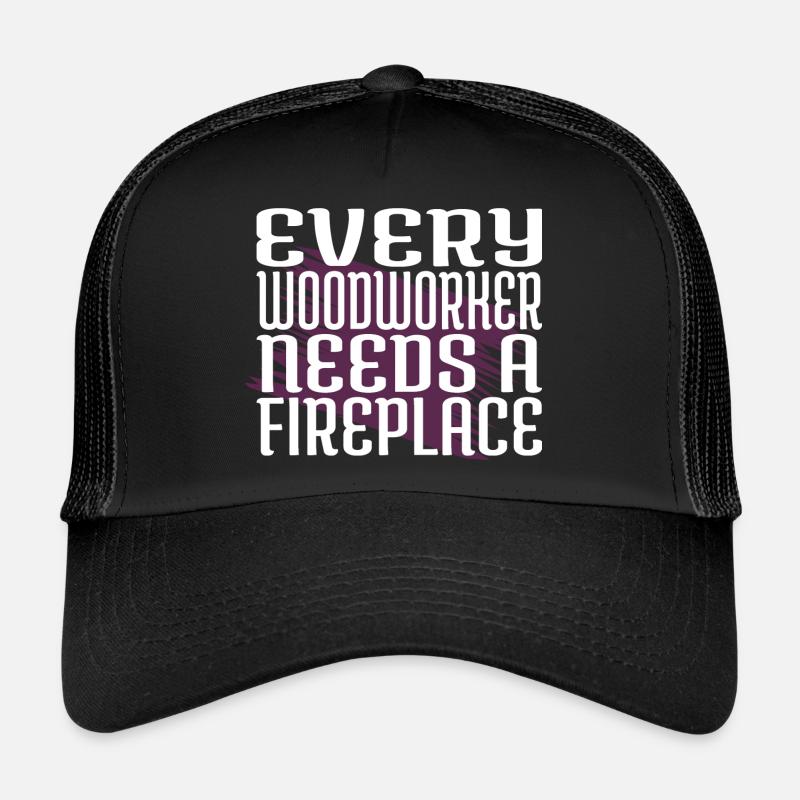 woodworker safety helmet statement Trucker Cap