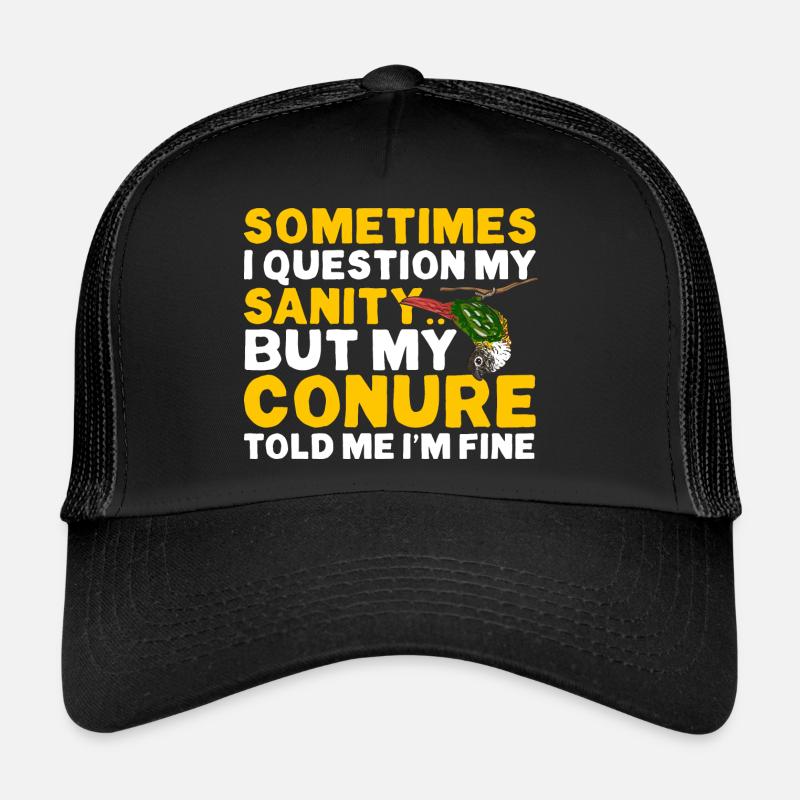 Molinasittich Parrot Bird Sun Parakeet Trucker Cap