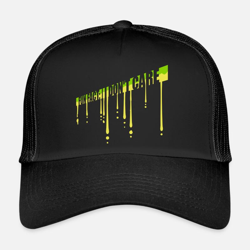 I don't care fact Trucker Cap