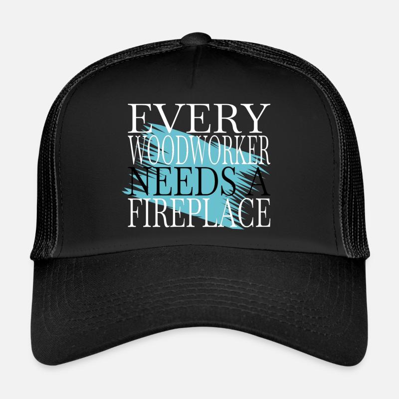 Charpentier bois Plombier Ébéniste Casquette trucker 