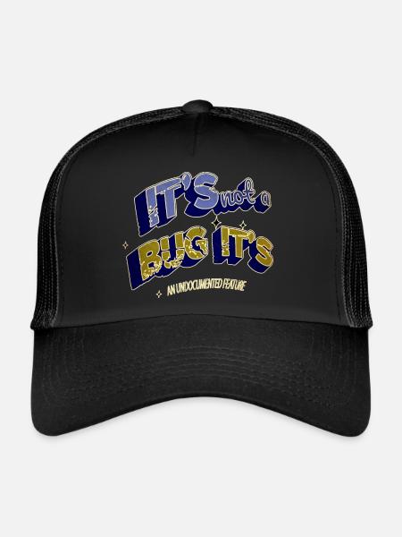 profession c plus plus informatique drôle citation bday - Casquette trucker  - noir/noir - Devant