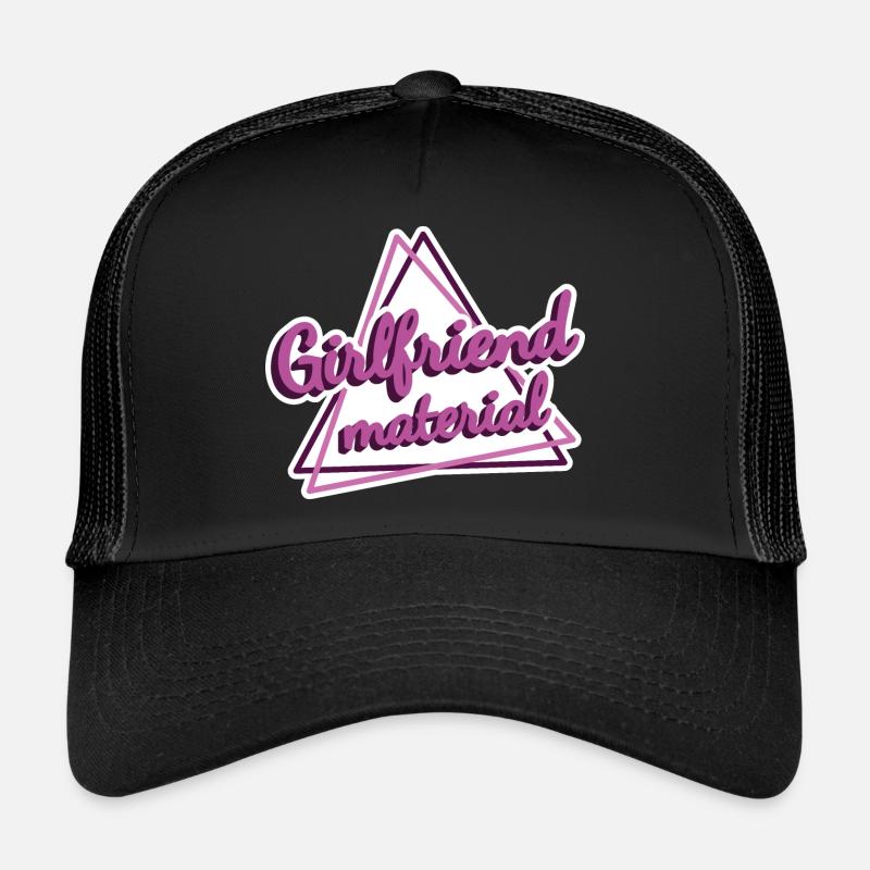Freundin - Trucker Cap - Schwarz/Schwarz
