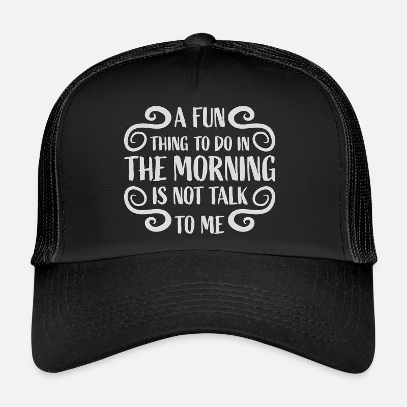 ne me parle pas Casquette trucker 