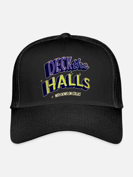 Dog Owner Joke Christmas Present Pet - Trucker Cap - black/black - Front
