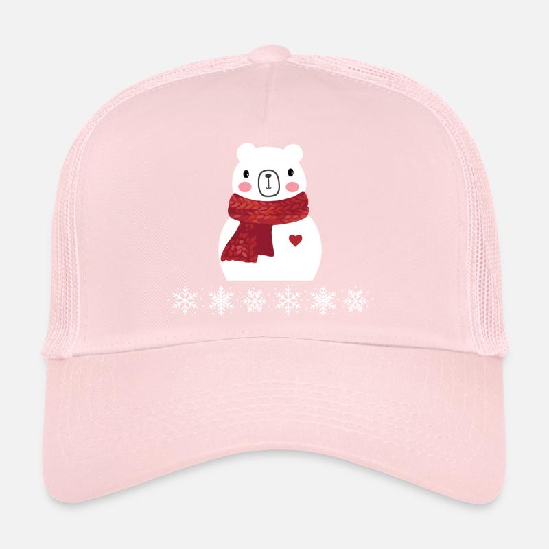 Eisbär als Schneemann Casquette trucker 