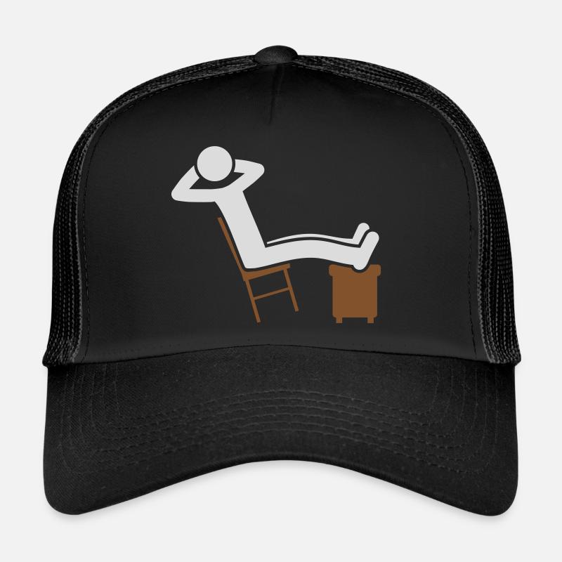 Icône de chaise Chill Man Casquette trucker 