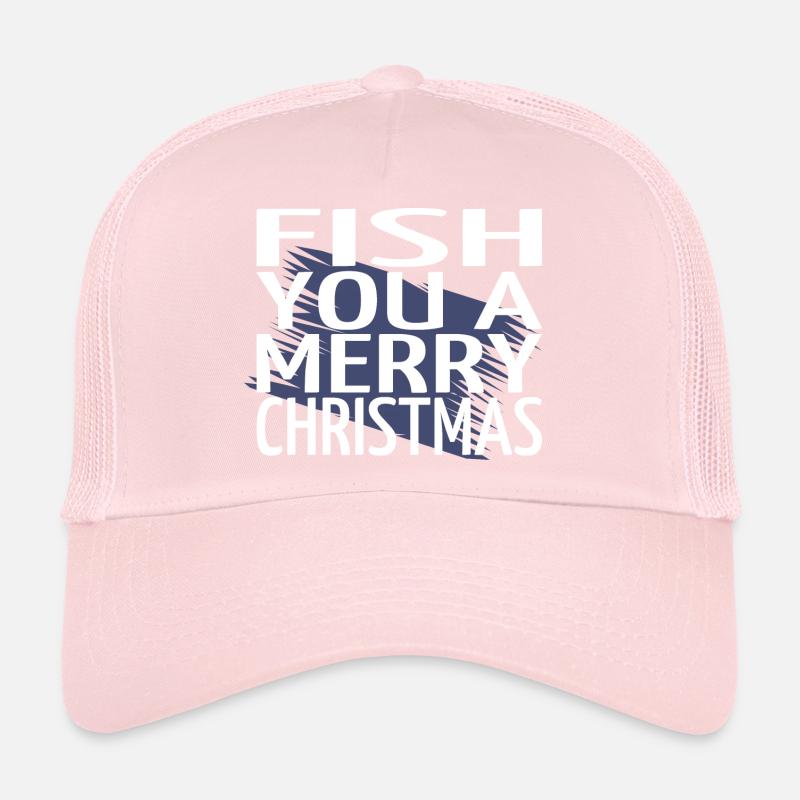 angling fishing boat christmas present computer Trucker Cap