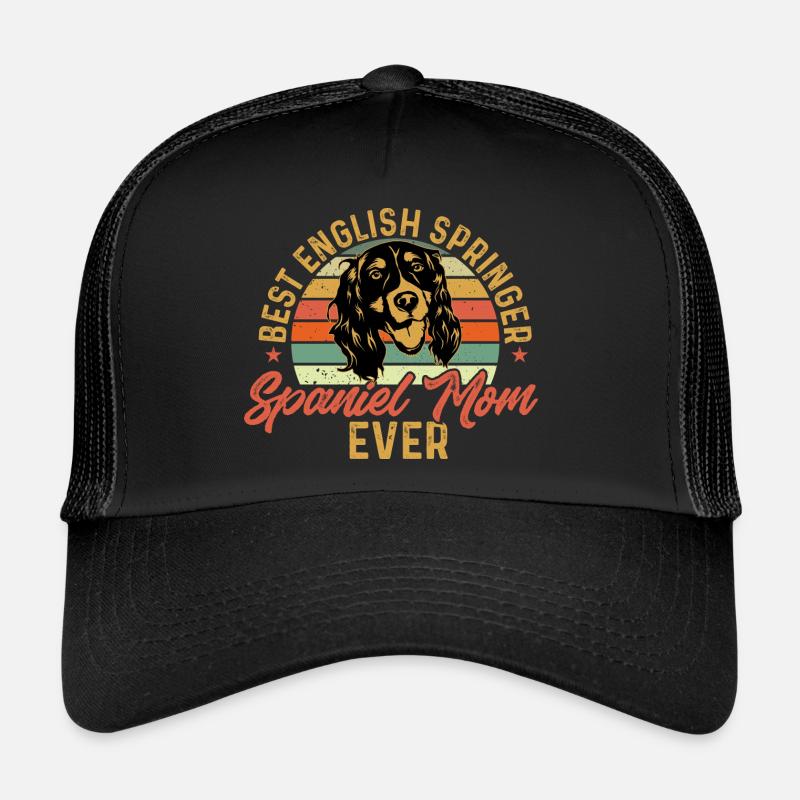 English Springer Spaniel Dog Trucker Cap