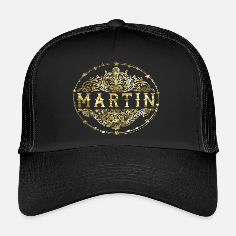 Martin - Trucker Cap - Schwarz/Schwarz