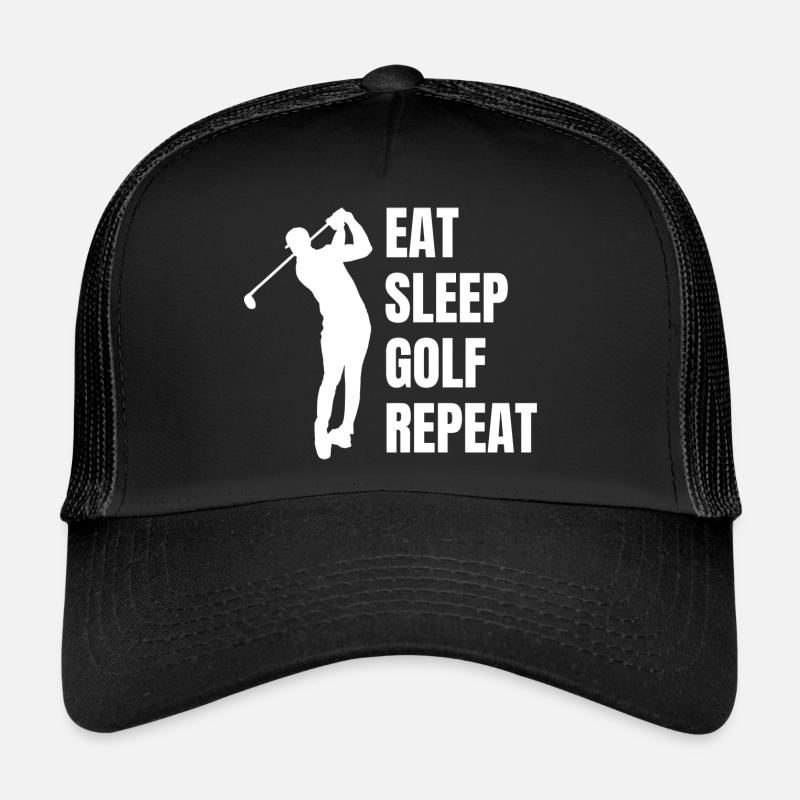 Golf Golfschläger Spruch Golfball Golfspielerin Trucker Cap