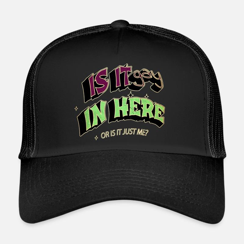 Bday Human Rights Cool Design LGBT Bear Love Trucker Cap