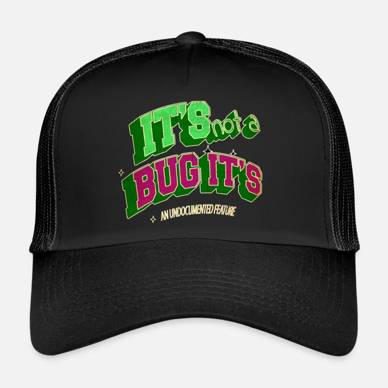 dayfathers day college student computer awesome - Trucker Cap - Schwarz/Schwarz