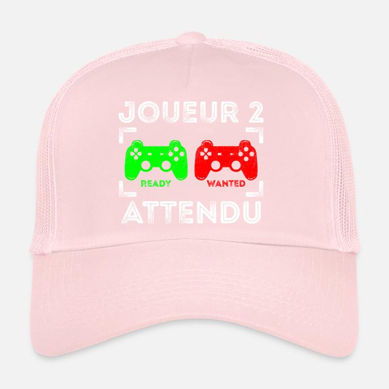 joeur 2 attendu - jeu video gamer Casquette trucker 