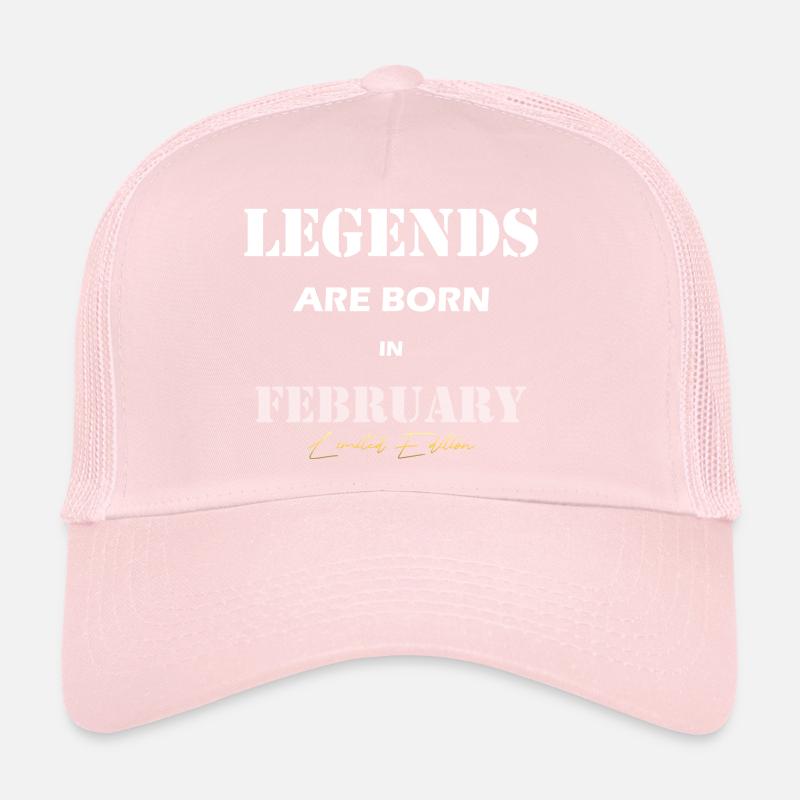 Février Legends Gift blanc Casquette trucker 