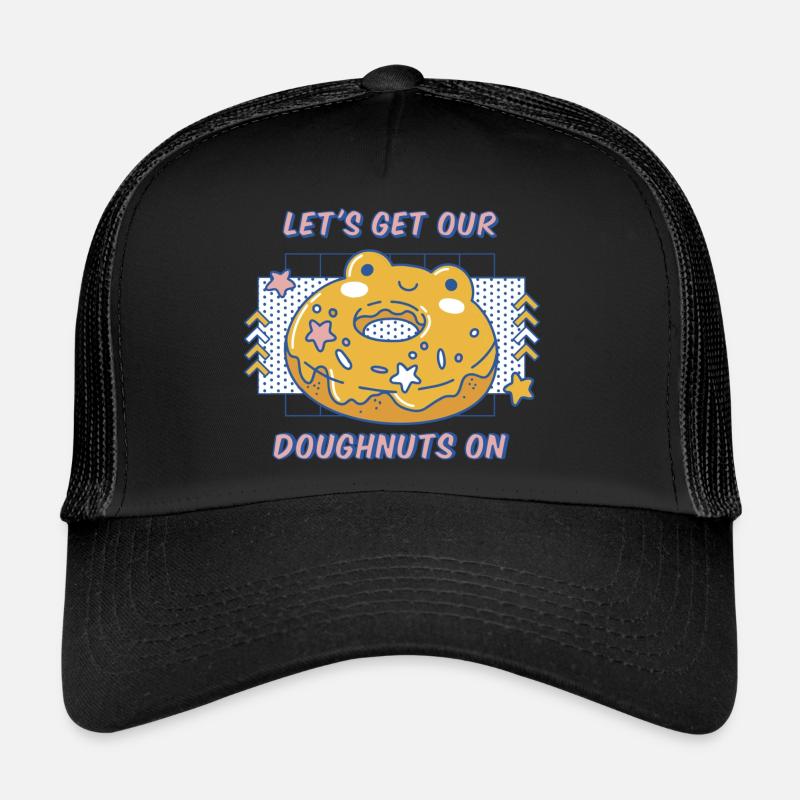 Mettons nos beignets sur Funny Donuts Lover Casquette trucker 