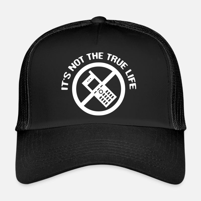 Es ist nicht das wahre Lebensgeschenk - Trucker Cap - Schwarz/Schwarz