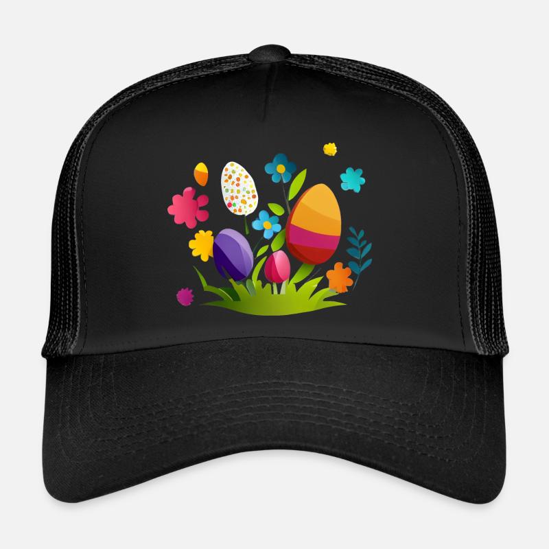 Cute design baby egg for Easter and spring Trucker Cap
