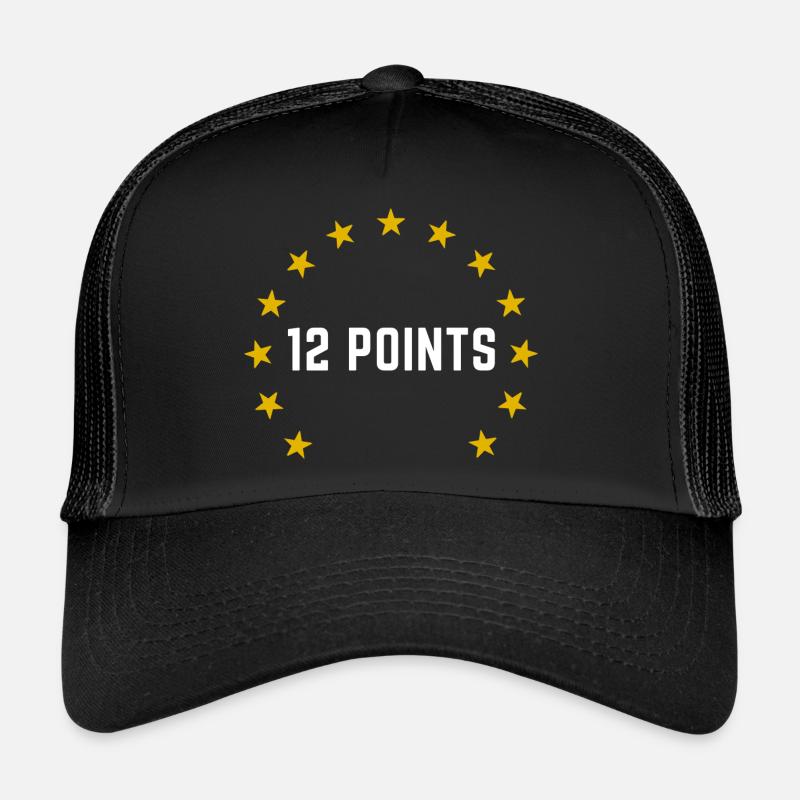 Eurovision 12 points Suisse 2025 Casquette trucker 