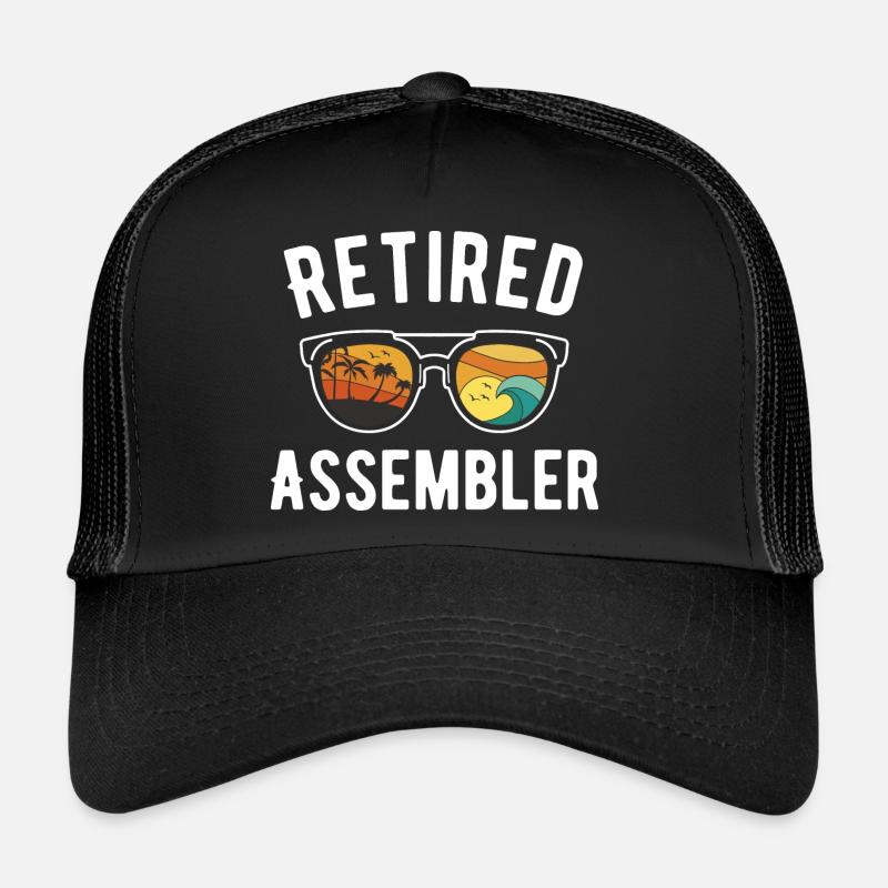 Lunettes de plage pour les retraités détendus Casquette trucker 