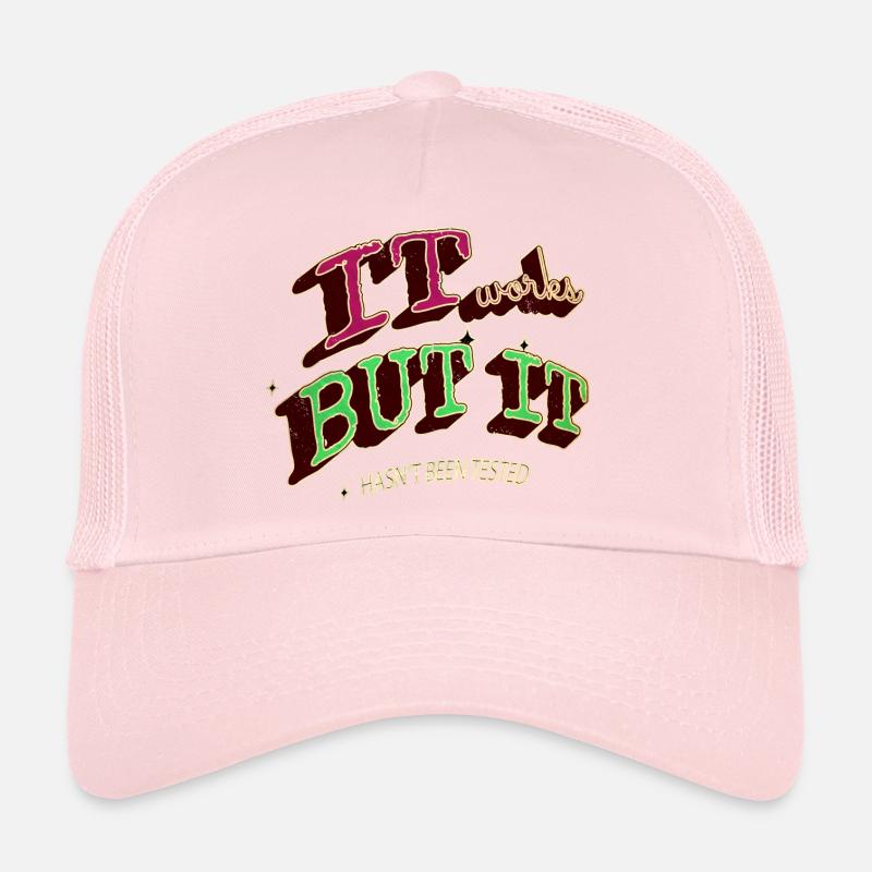 dads favorite gift admin computer humour Trucker Cap