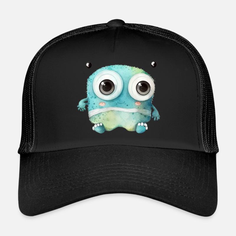 Dessin de monstre mignon Casquette trucker 