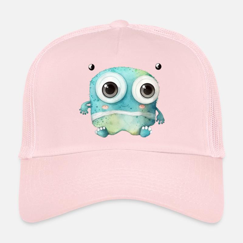 Dessin de monstre mignon Casquette trucker 