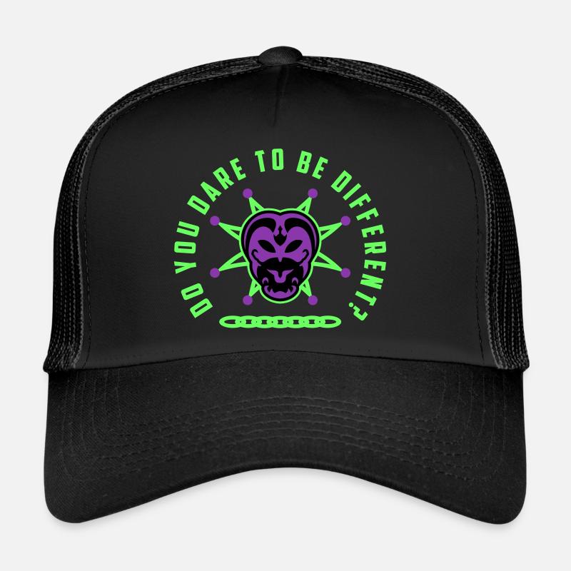 « Oserez-vous être différent?! Casquette trucker 