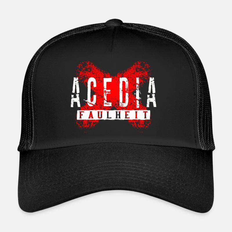Acedia - La paresse Casquette trucker 