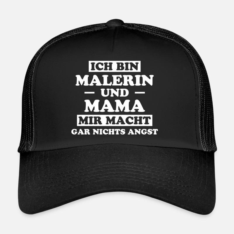 Malerin Spruch Malermeister Beruf Malerin Geschenk Trucker Cap