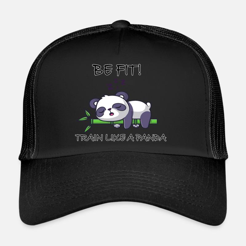 Soyez en forme comme un panda Casquette trucker 