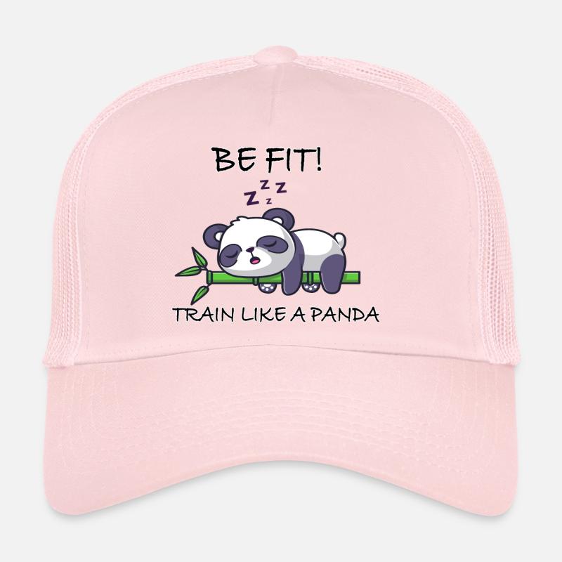 Be fit train like a Panda Trucker Cap